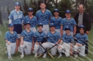 Even in Little League, I towered over my peers!