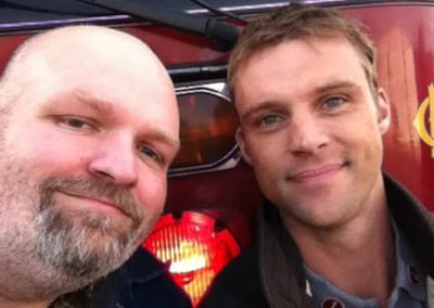 With Jesse Spencer